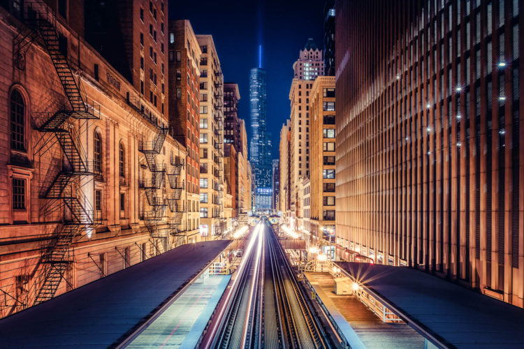 Adams & Wabash, Chicago, Usa